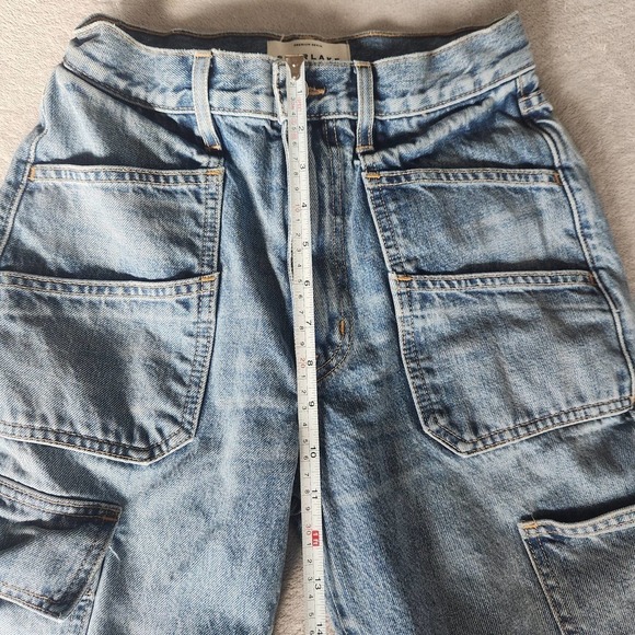 SLVRLAKE Savior High RiseCargo Jeans Size 26 - Picture 12 of 16